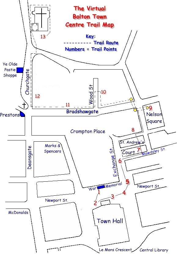 The Virtual Bolton Journey The Map